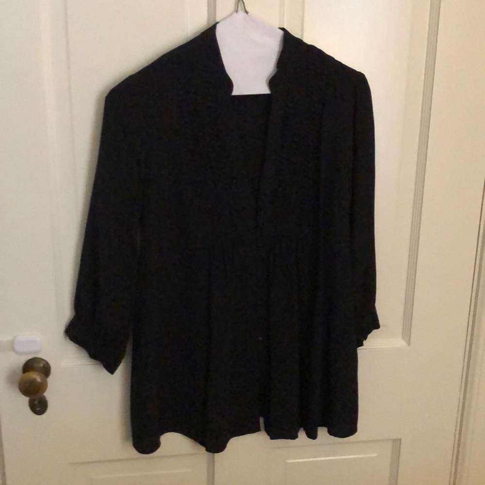 Joie three quarter blouse silk